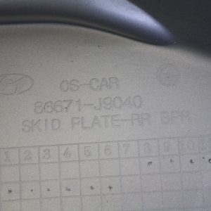 Hyundai Kona Rear Bumper Lower Skid Plate 2017 TO 2021 86671-J9040 Genuine - Image 13