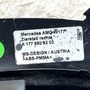 Mercedes A Class W177 AMG Front Bumper Left Spoiler Trim 2018 ON A1778809203 - Image 17