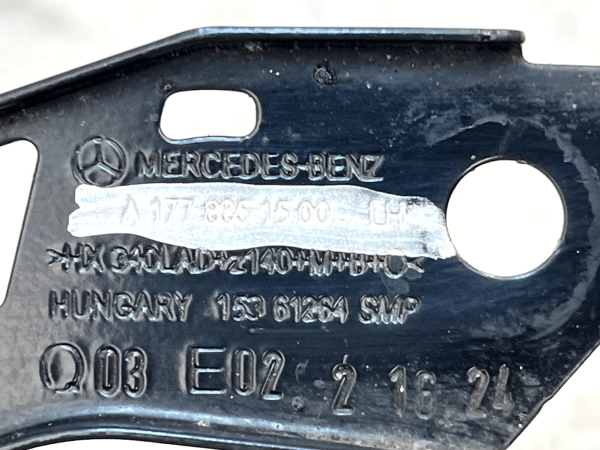 Mercedes A Class W177 Front Left Bumper Mount Bracket 18 23 A1778851500 Genuine 178510299551 8