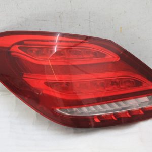 Mercedes C Class W205 Left Side Tail Light 2014-2018 A2059061357 *LENS DAMAGED* - Image 1