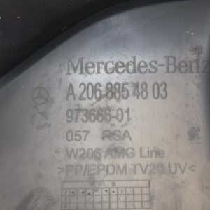 Mercedes C Class W206 AMG Rear Bumper Lower Section 2022 ON A2068854803 Genuine - Image 16