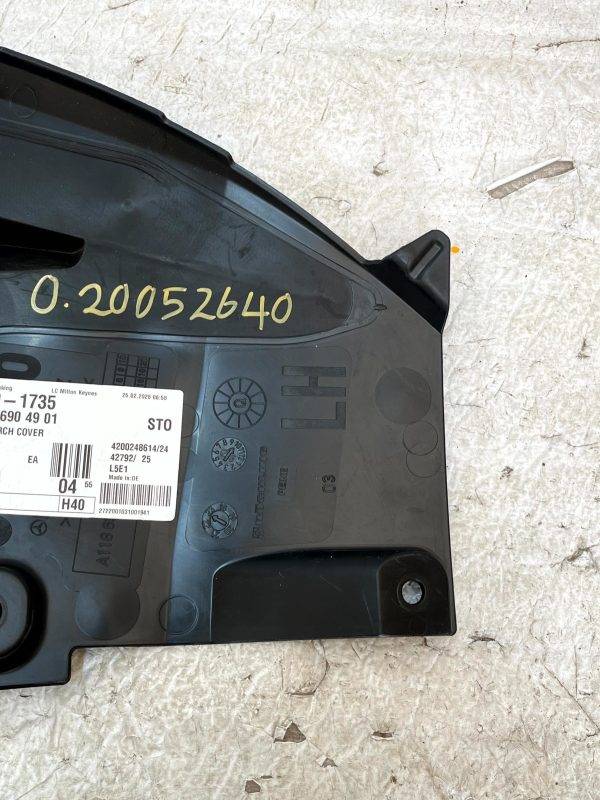 Mercedes CLA C118 Front Left Lower Wheel Arch Trim 2019-2024 A1186904901 Genuine 7 Mercedes CLA C118 Front Left Lower Wheel Arch Trim 2019 2024 A1186904901 Genuine 178237065041 8