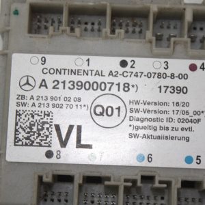 Mercedes E Class W213 Front Left Door Control Unit Module 2016-2023 A2139000718 - Image 5