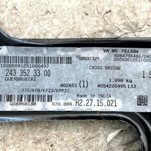 Mercedes EQA H243 Rear Cross Bridge Support Bracket 2022 ON A2433523300 Genuine - Image 12
