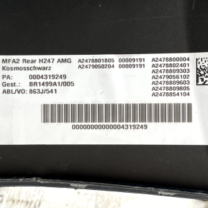 Mercedes GLA H247 AMG Rear Bumper W/Chrome Plate 2020-2023 A2478850206 Genuine - Image 17