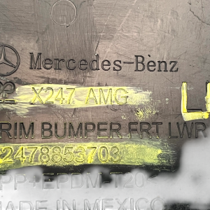 Mercedes GLB X247 AMG Front Left Bumper Lower Trim 2020 ON A2478853703 Genuine - Image 8