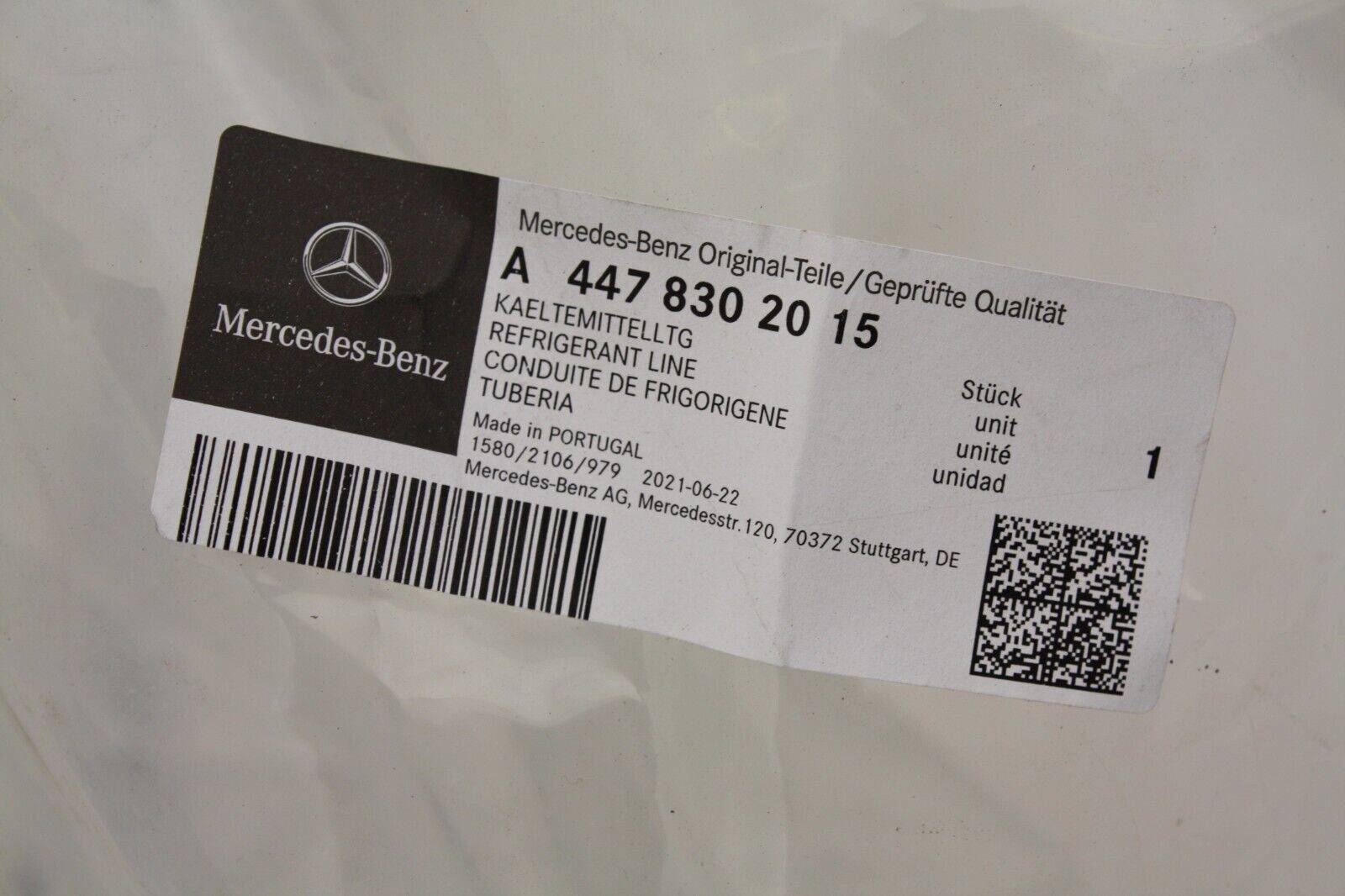 Mercedes-Vito-W447-Refrigerant-Line-A4478302015-Genuine-REQUIRES-WEILDING-175741354771-14