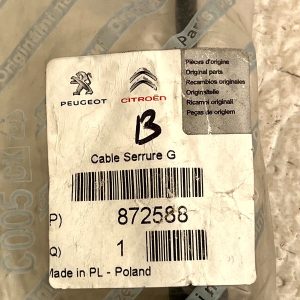 Peugeot 3008 Rear Left Side Tailgate Lock Control Cable 2009-2017 872588 Genuine - Image 10