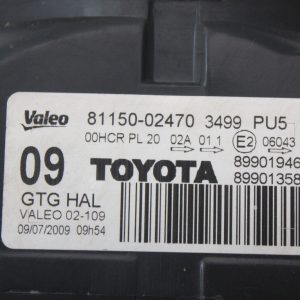 Toyota Auris Left Side Headlight 2007 TO 2010 81150-02470 Genuine *DAMAGED* - Image 11