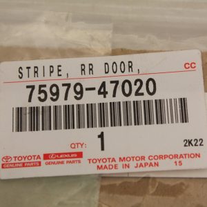 Toyota Prius Rear Right Door Stripe 75979-47020 Genuine - Image 6