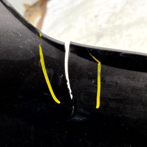 Toyota Yaris Rear Bumper 2014 TO 2017 52159-0D520 Genuine *DAMAGED* - Image 11