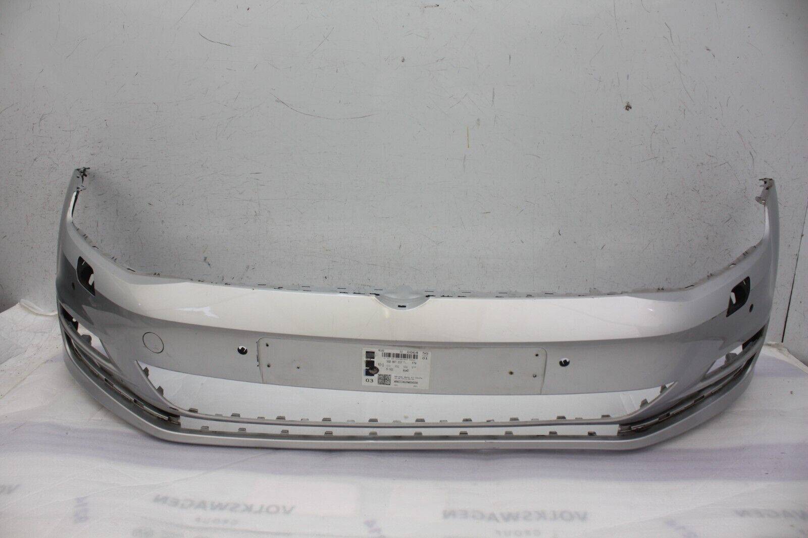 VW Golf Front Bumper 2013 TO 2017 5G0807221BN Genuine DAMAGED 176643740471