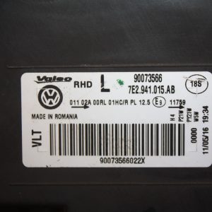 VW Transporter Left Side Headlight 2016 7E2941015AB Genuine *FIXING DAMAGED* - Image 15