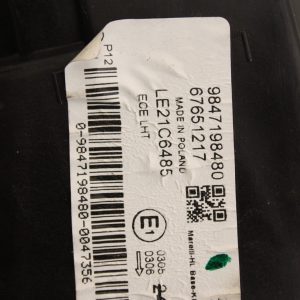 Vauxhall Vivaro Expert Proace Left Headlight 9847198480 Genuine *DAMAGED* - Image 9