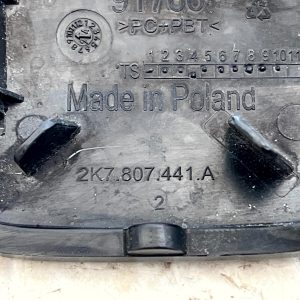 Volkswagen Caddy Rear Bumper Tow Hook Eye Cap Cover 2020 ON 2K7807441A Genuine - Image 14