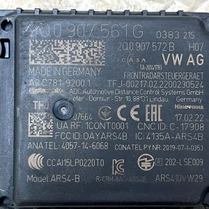 Volkswagen Polo Front Radar Distance Control Sensor 2Q0907572B Genuine - Image 4