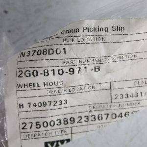 Volkswagen Polo Rear Left Inner Wheel Arch Splash Guard 18-22 2G0810971B Genuine - Image 9