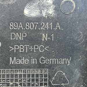 Audi Q4 E Tron Front Tow Hook Cap Cover 2021 ON 89A807241A Genuine - Image 12