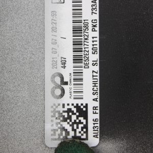 Audi Q4 E-Tron S-Line Front Bumper Lower Section 2021 ON 89A807733A Genuine - Image 16