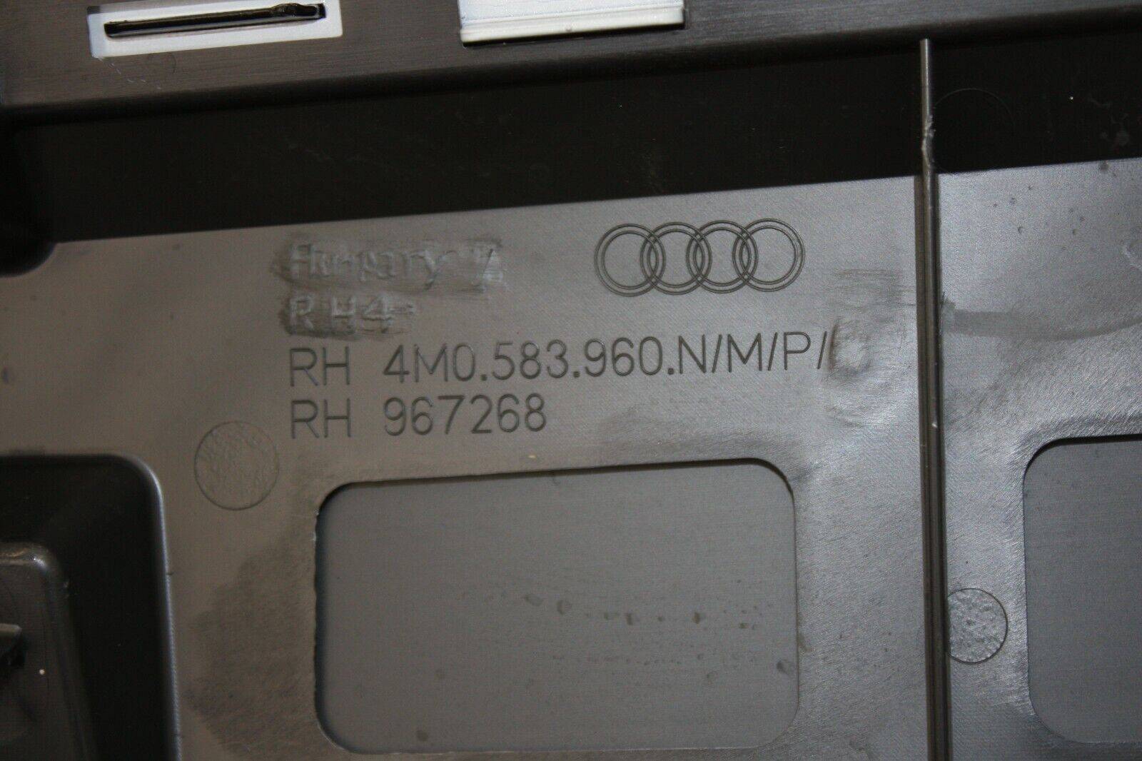 Audi-Q7-S-Line-Front-Right-Side-Door-Moulding-4M0583960N-Genuine-175367543702-8