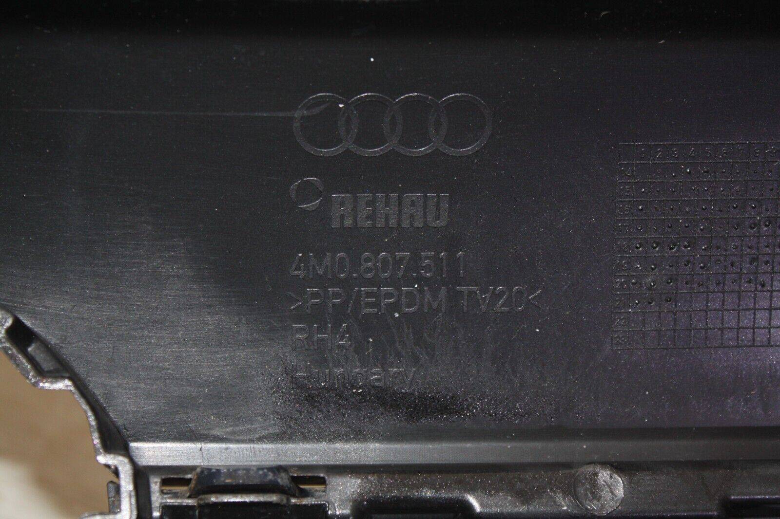 Audi-Q7-S-Line-Rear-Bumper-2015-TO-2019-4M0807511-Genuine-176113224912-13