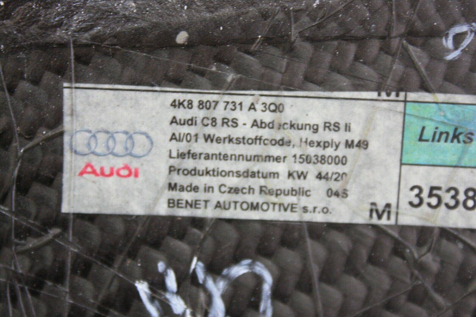 Audi-RS7-C8-Rear-Bumper-Diffuser-Right-Carbon-Spoiler-4K8807731A-Genuine-175864961452-10