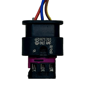 Audi VW Skoda Seat PDC Parking Sensor Loom Plug Connector 4F0973703 Genuine - Image 3