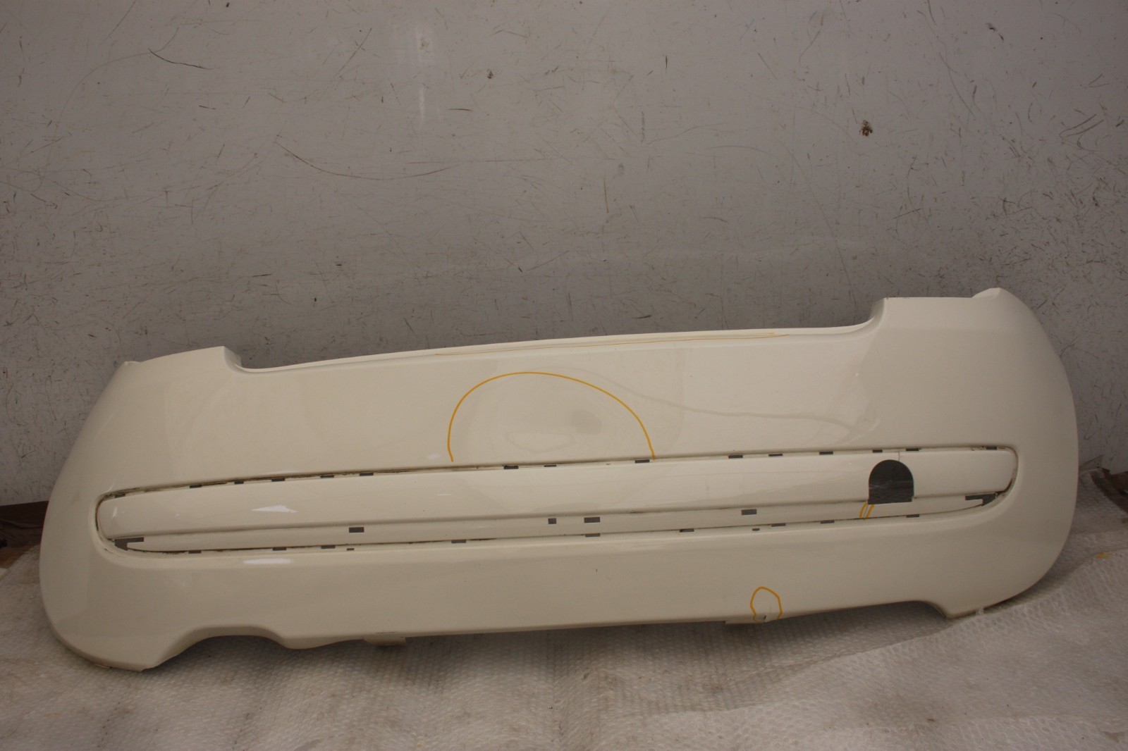 Fiat 500 Rear Bumper 2009 TO 2015 735425627 Genuine *DAMAGED*
