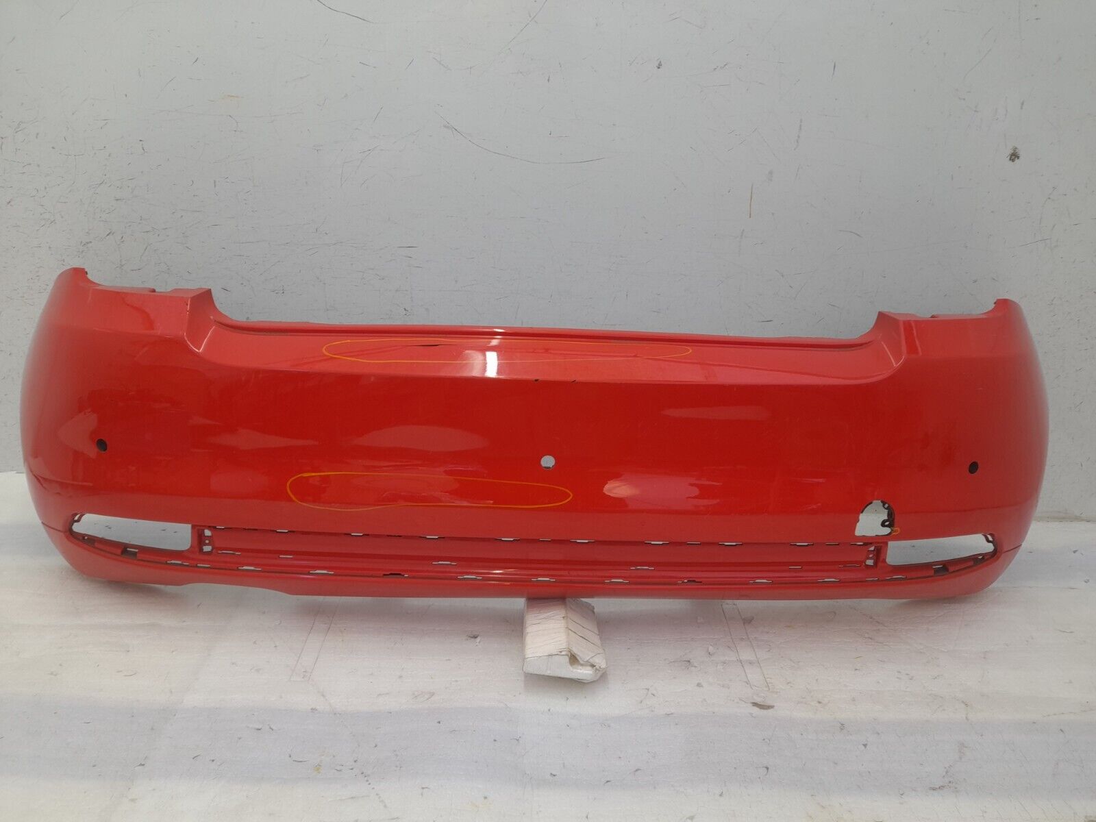 Fiat 500 Rear Bumper 735619778 Genuine *DAMAGED*