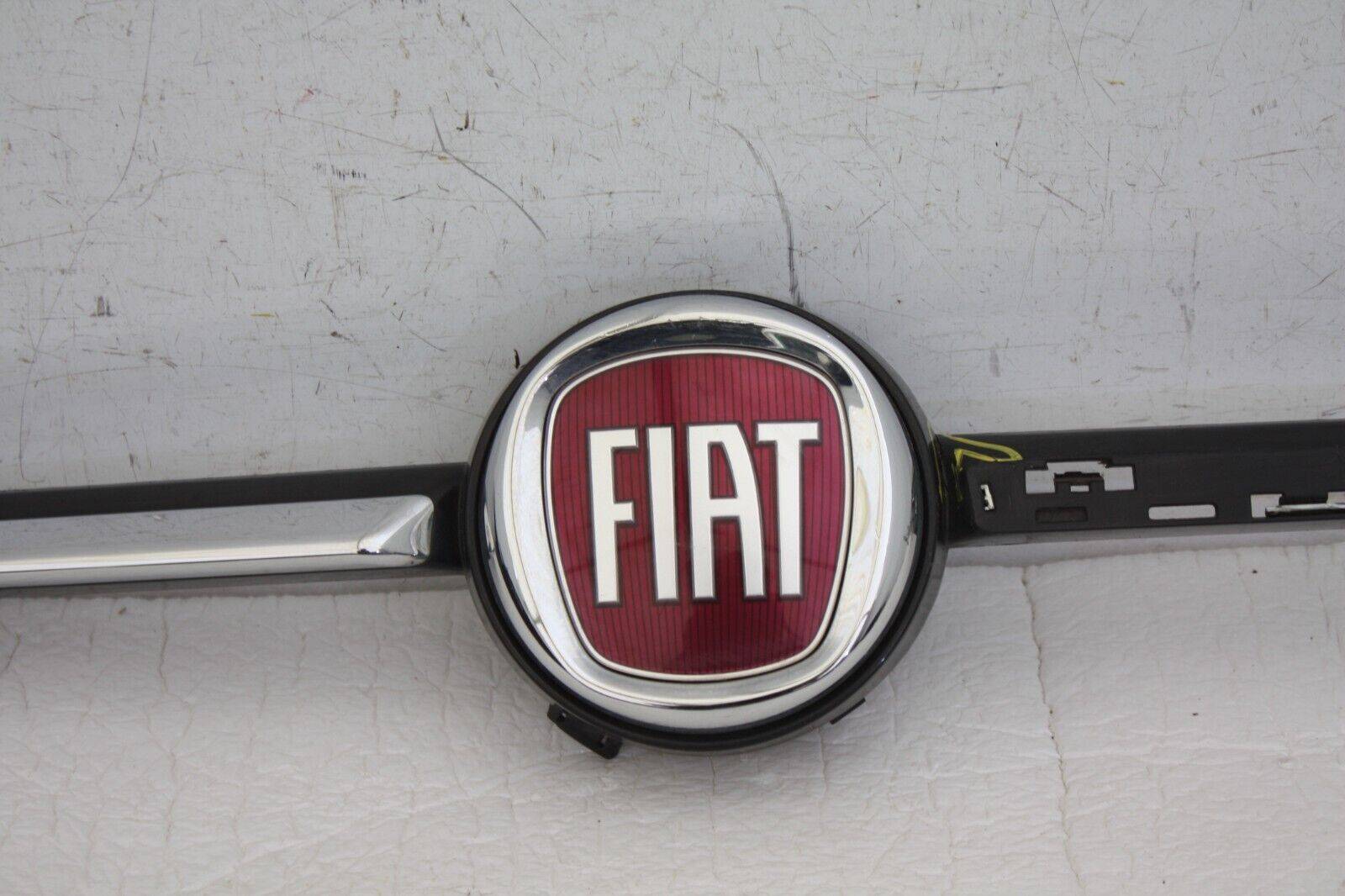 Fiat-500S-Front-Bumper-Trim-With-Badge-735637413-Genuine-DAMAGED-176424658422-3