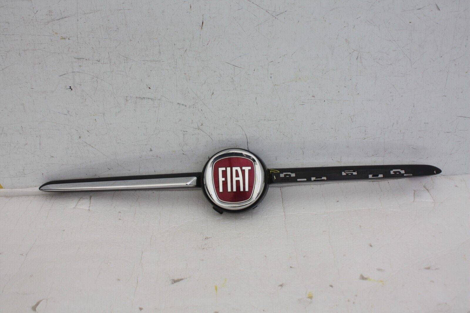 Fiat-500S-Front-Bumper-Trim-With-Badge-735637413-Genuine-DAMAGED-176424658422