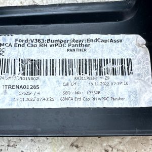 Ford Transit MK8 Rear Bumper Right End Cap Corner 2019 ON KK31-17926 Genuine - Image 14