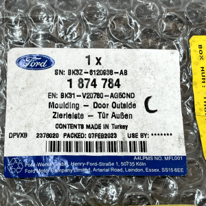 Ford Transit Mk8 Front Right Door Moulding Trim 13-19 BK31-V20780-BJW Genuine - Image 12
