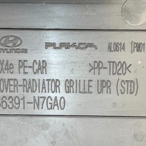 Hyundai Tucson Front Bumper Upper Radiator Grille 2024 ON 86366-N7SA0 Genuine - Image 19