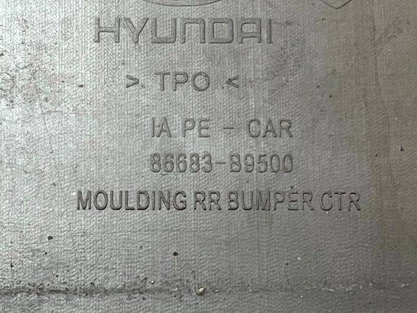 Hyundai i10 Rear Bumper Middle Section Molding Trim 16 TO 20 86683 B9500 Genuine 178508077792 12
