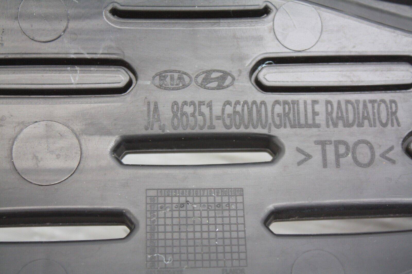 Kia-Picanto-Front-Bumper-Upper-Grill-2017-TO-2021-86351-G6000-Genuine-175765098602-9