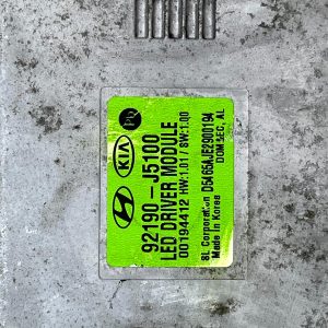 Kia Stinger GTS Right LED Headlight Ballasts Control Module 92190-J5100 Genuine - Image 4