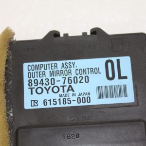 Lexus CT 200H Front Left Door Control Module 89430-76020 Genuine - Image 3