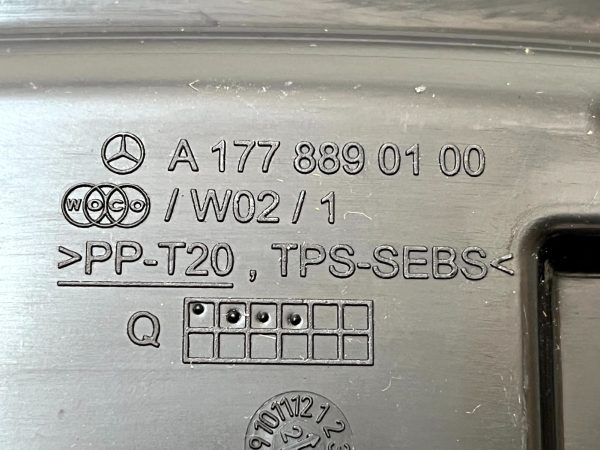 Mercedes A Class Front Right Wing Insulation Cover 2018 2023 A1778890100 Genuine 178538757842 12
