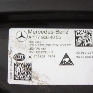 Mercedes A-Class W177 Front Right LED Headlight 2018 TO 2023 A1779064005 Genuine - Image 6