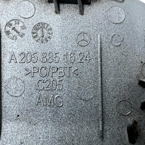 Mercedes C Class C205 AMG Rear Bumper Tow Cover 2015-2018 A2058851624 Genuine - Image 12