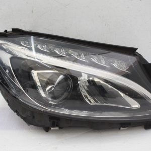 Mercedes-C-Class-W205-AMG-Right-LED-Headlight-2014-TO-2018-A2059069504-DAMAGED-176655579342