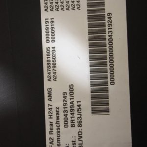 Mercedes GLA H247 AMG Rear Bumper W/Chrome Plate 2020-2023 A2478850206 Genuine - Image 11