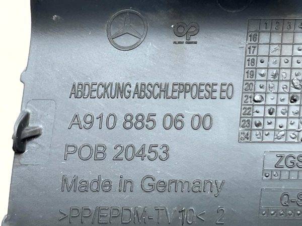 Mercedes Sprinter W907 Front Bumper Tow Hook Cap Cover 18 ON A9108850600 Genuine 178525752622 9