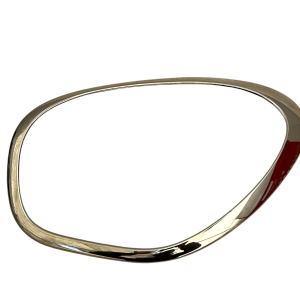 Mini Countryman R60 Left Headlight Surround Chrome Trim 10-14 9801573 Genuine - Image 1