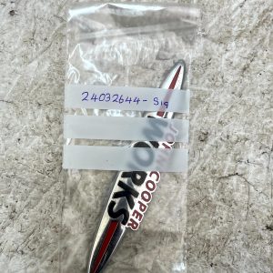 Mini John Cooper Works JCW Rear Tailgate Emblem Badge 51147476376 Genuine - Image 11