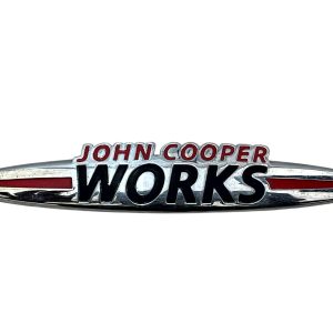 Mini John Cooper Works JCW Rear Tailgate Emblem Badge 51147476376 Genuine - Image 1