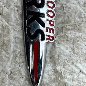 Mini John Cooper Works JCW Rear Tailgate Emblem Badge 51147476376 Genuine - Image 5