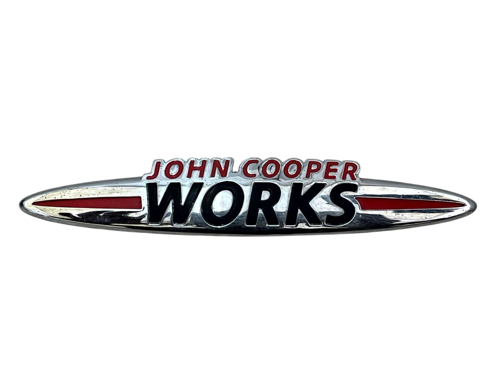 Mini John Cooper Works JCW Rear Tailgate Emblem Badge 51147476376 Genuine