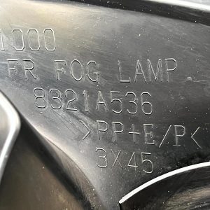 Mitsubishi ASX Front Bumper Right Fog Light Grille Trim 13-16 8321A536 Genuine - Image 12